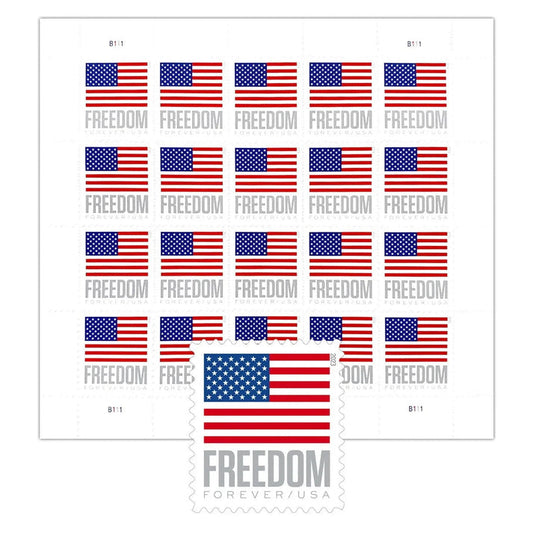 2023 U.S Flag Forever Stamps Booklet 100pcs